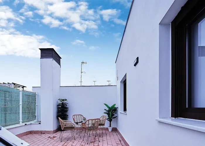 公寓 La Terraza De Lulu Little 加的斯